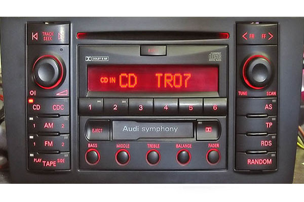 Audi Concert Autoradio avec Code Radio Audi A4 Lecteur CD Clé Tout Nouveau