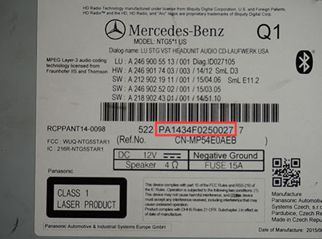 autoradio code Mercedes gratuit